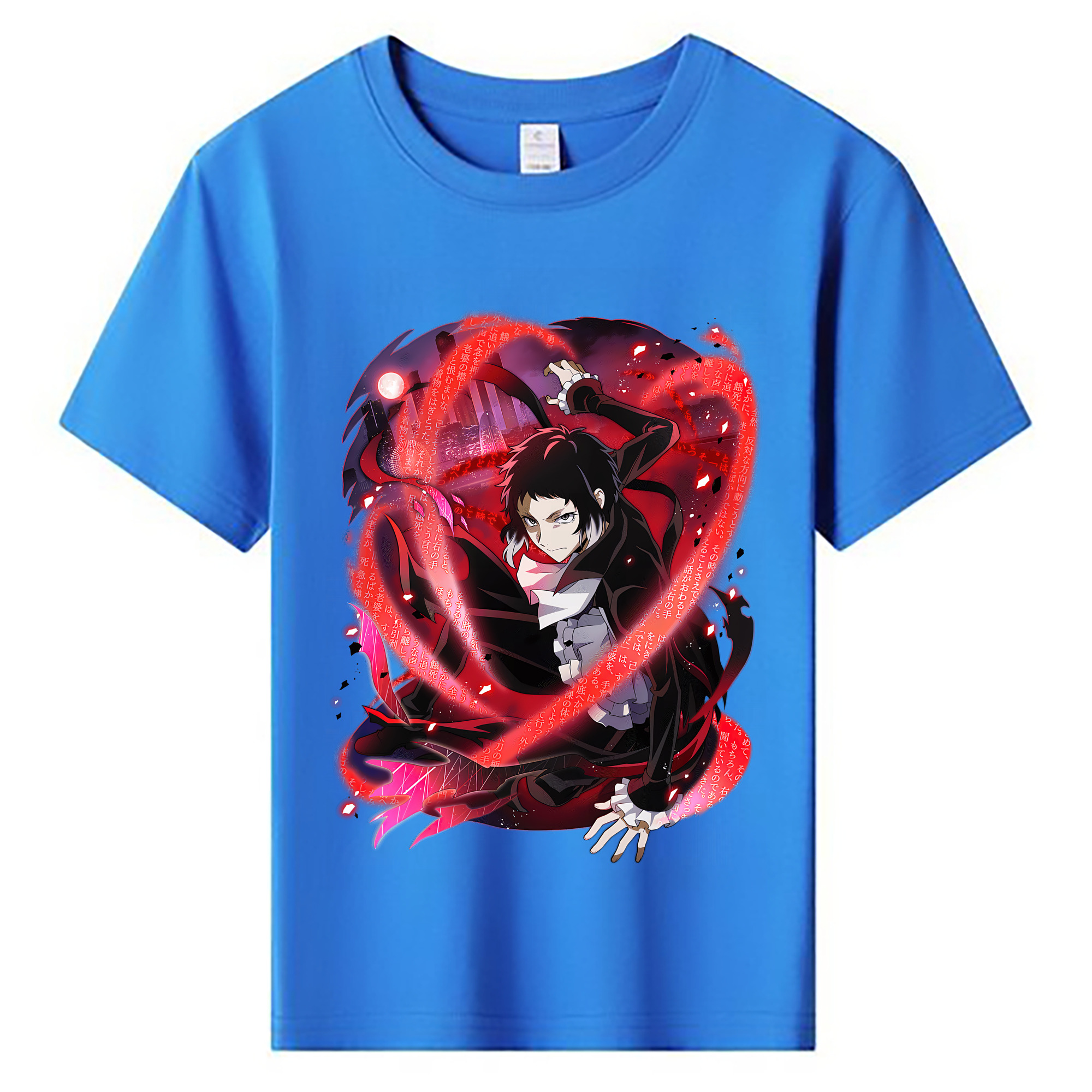 （画像用） 文豪ストレイドッグス Bungo Stray Dogs 綿100％キッズTシャツ（フロントプリント）
